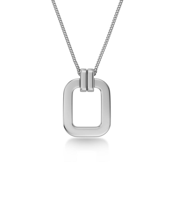 Plaza Necklace L Steel