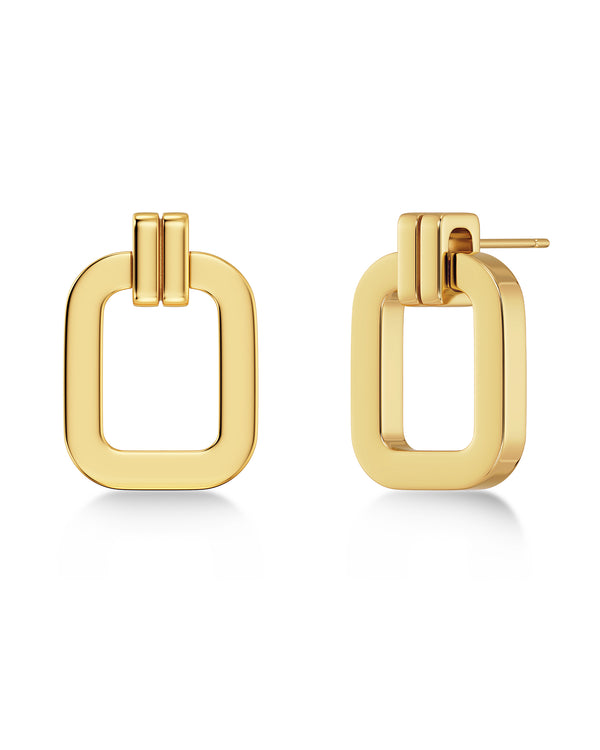 Plaza Studs L Gold