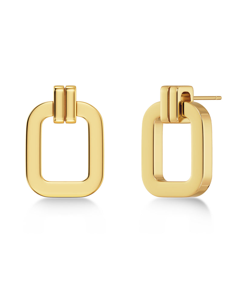 Plaza Studs L Gold
