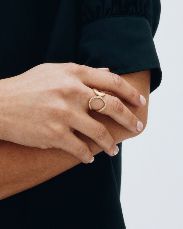 Plie Ring Gold