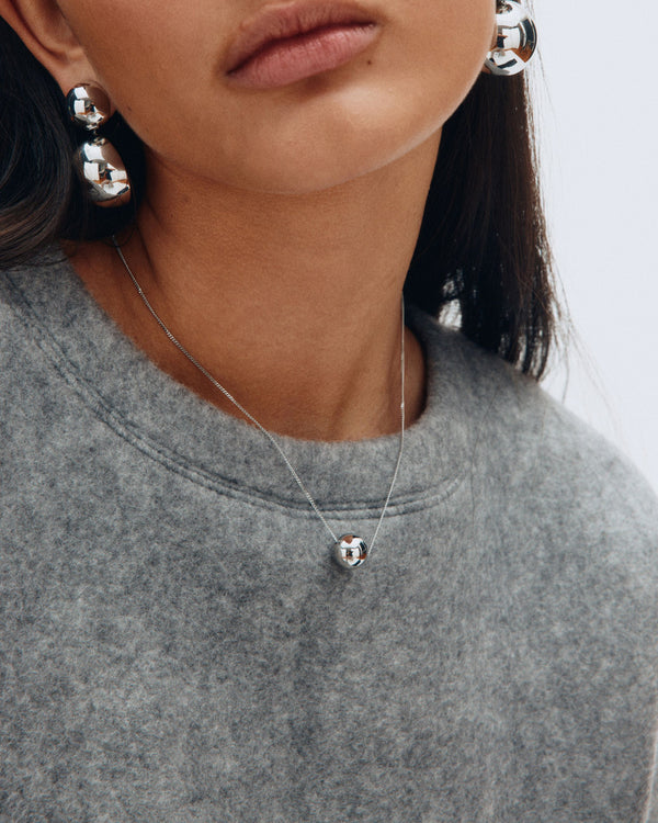 Sphere Necklace S Steel