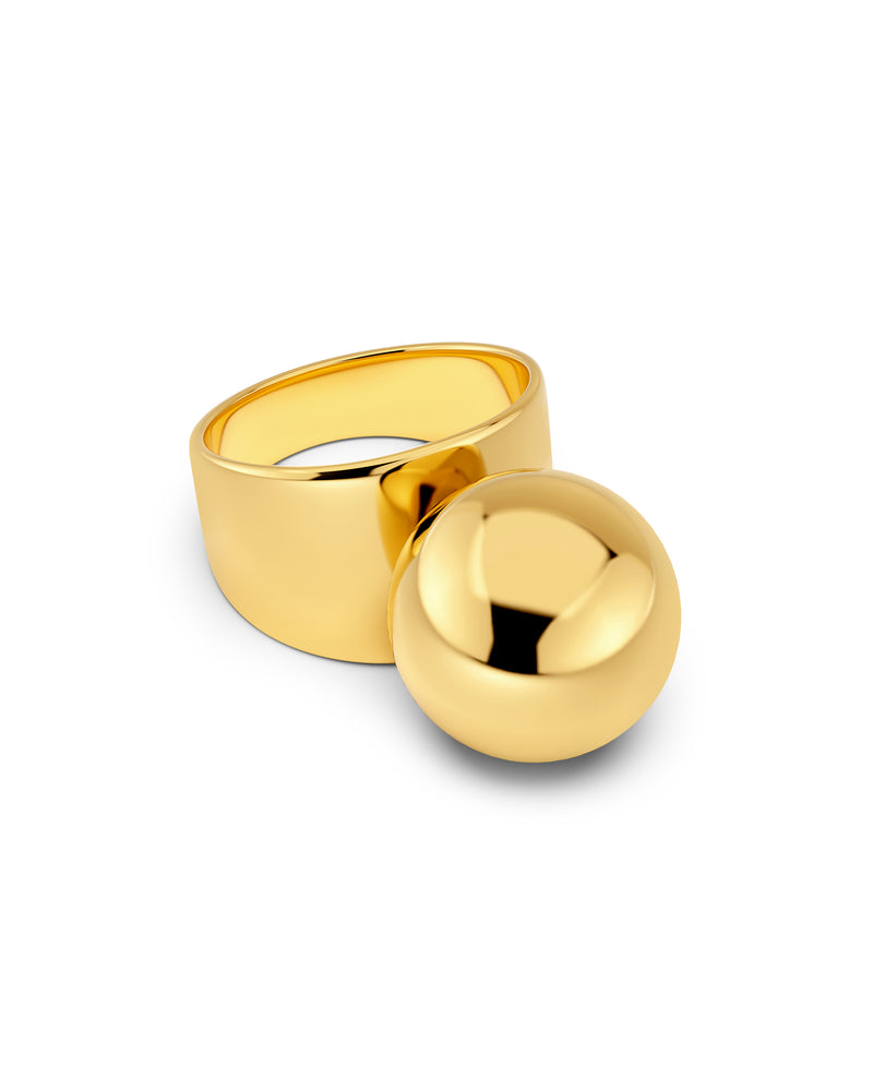 Sphere Ring Gold