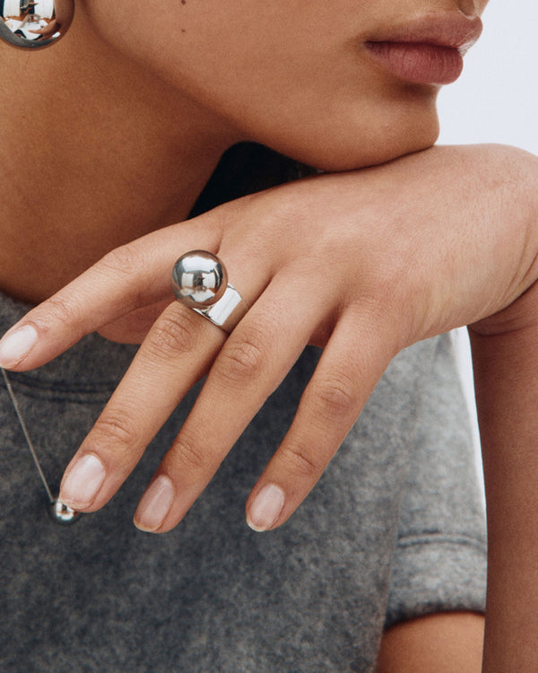 Sphere Ring Steel