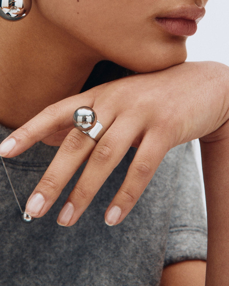 Sphere Ring Steel