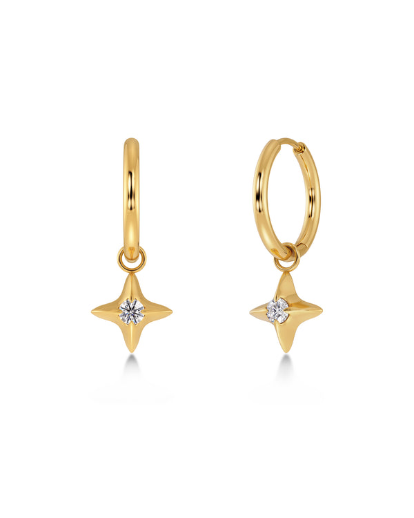 Stellar Hoops Gold