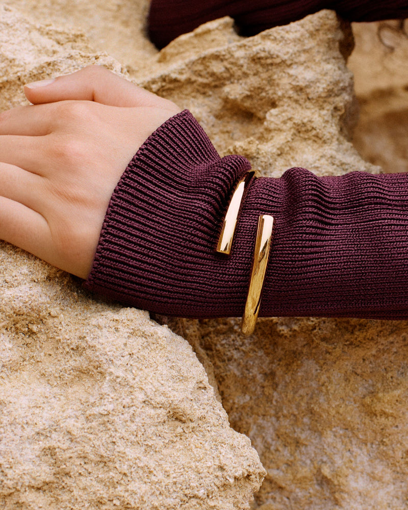 Sweep Bangle Gold