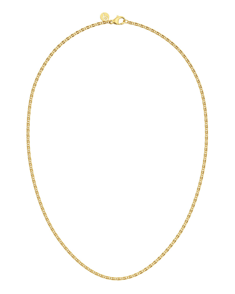 Swirl Chain 45 cm Gold