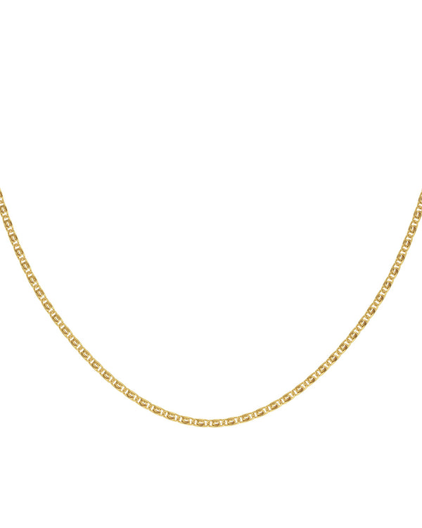 Swirl Chain 45 cm Gold