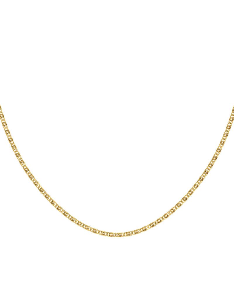 Swirl Chain 45 cm Gold