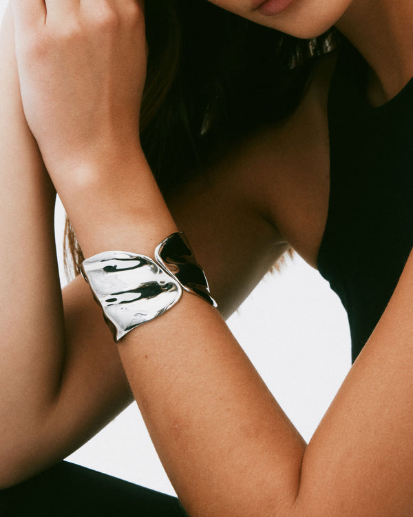 Tidal Bangle Steel