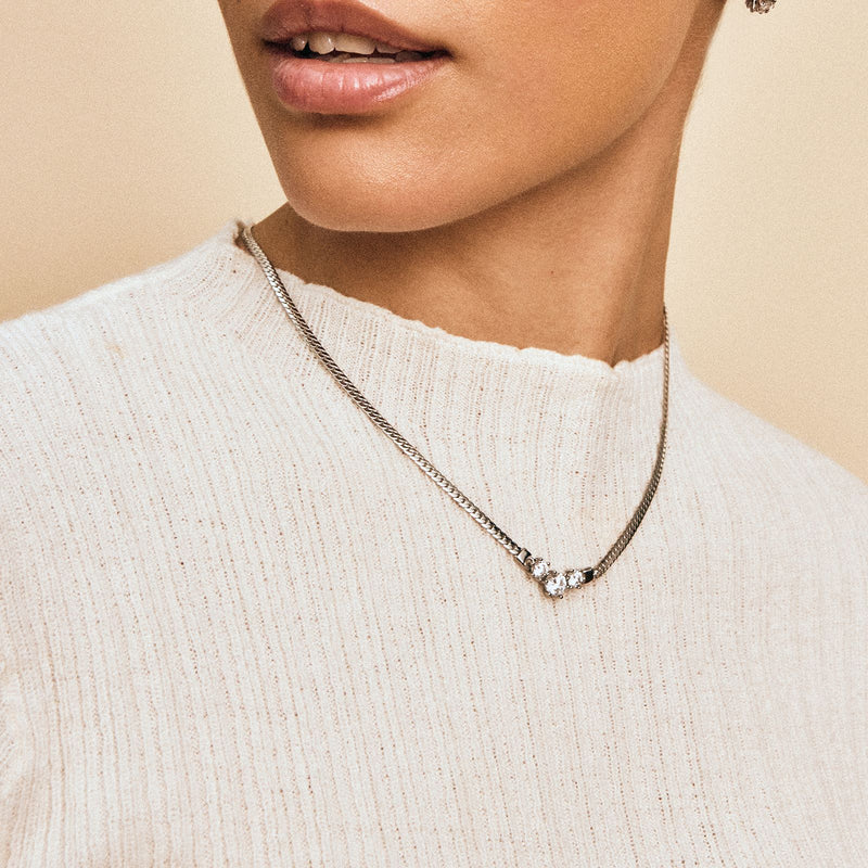 Trinity Necklace Steel