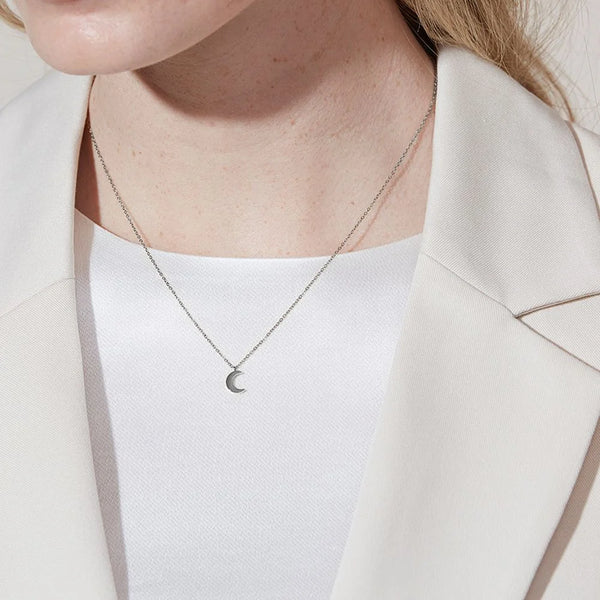 Bright Night Necklace Short Steel