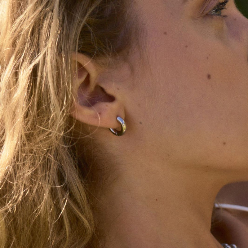 Chunky Hoops L Steel