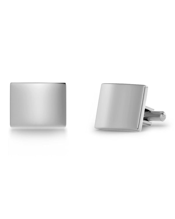 Cufflink Square Steel