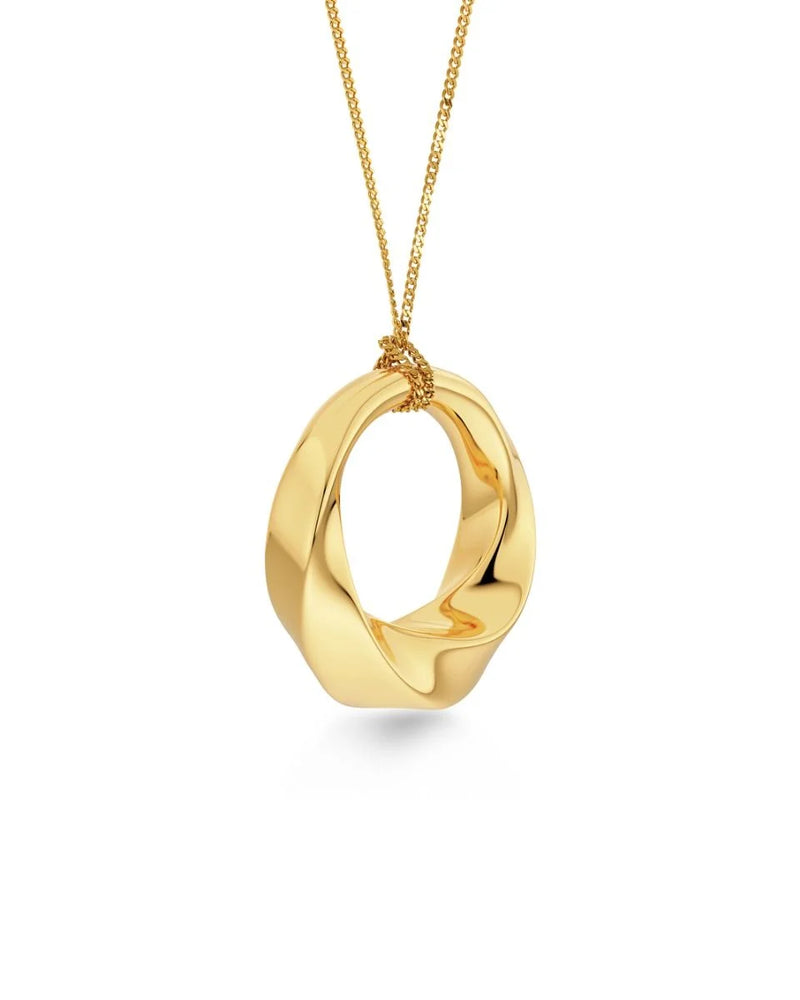 Helix Necklace L Gold