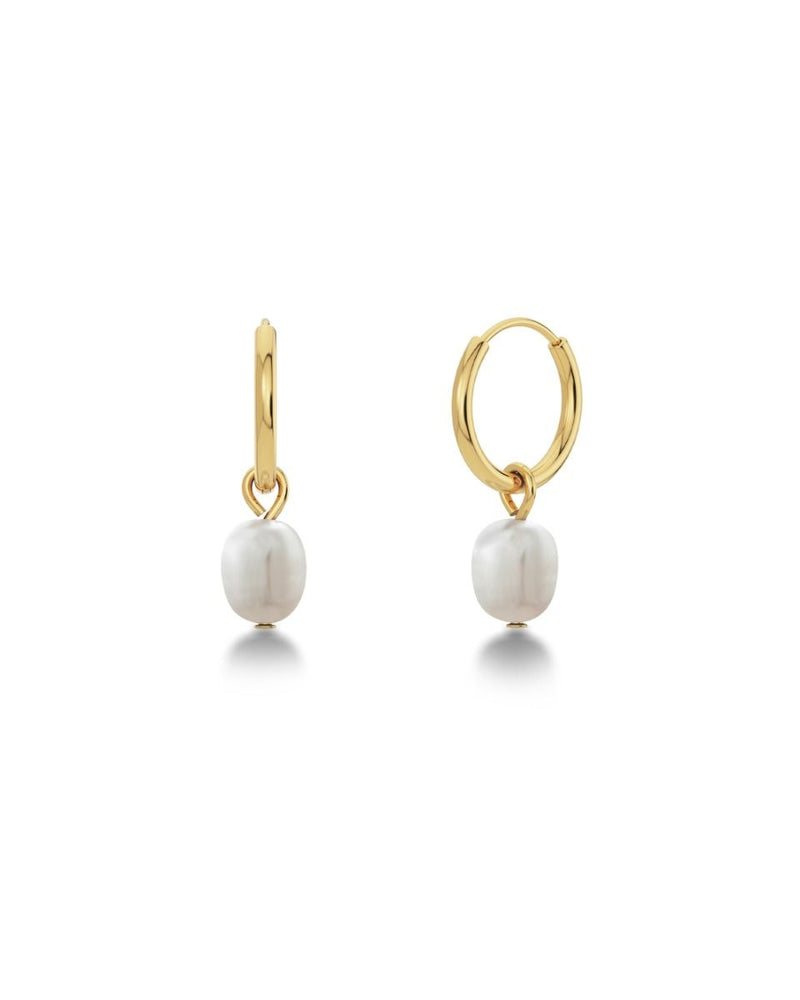 PERLA HOOPS GOLD