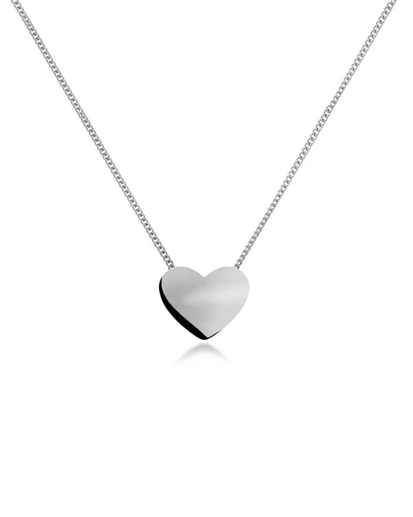 PURE HEART NECKLACE STEEL