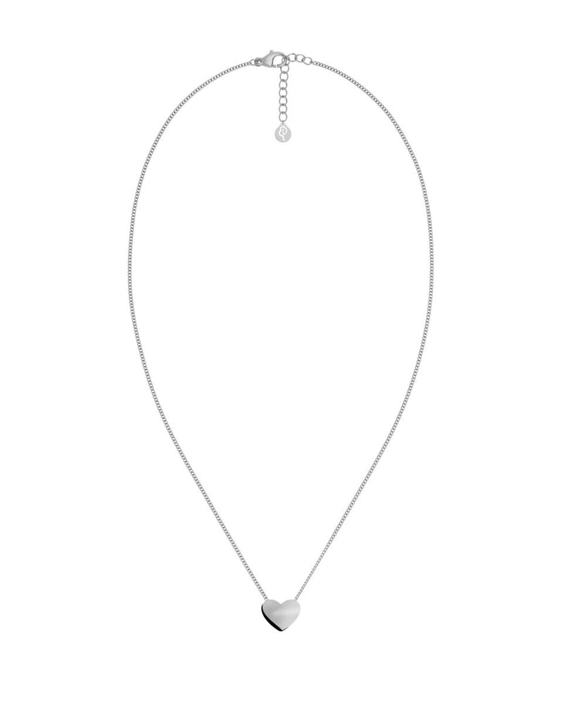 PURE HEART NECKLACE STEEL