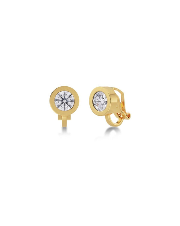 Stella Clip-On Earrings Gold