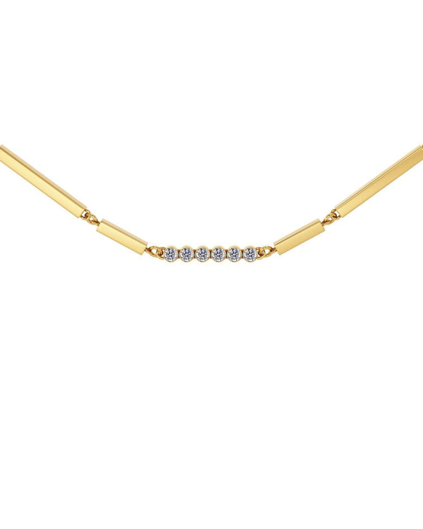 Twiggy Necklace Multi Gold