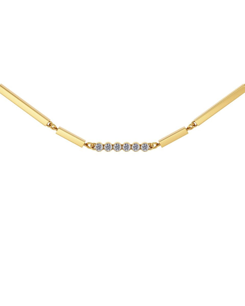 Twiggy Necklace Multi Gold