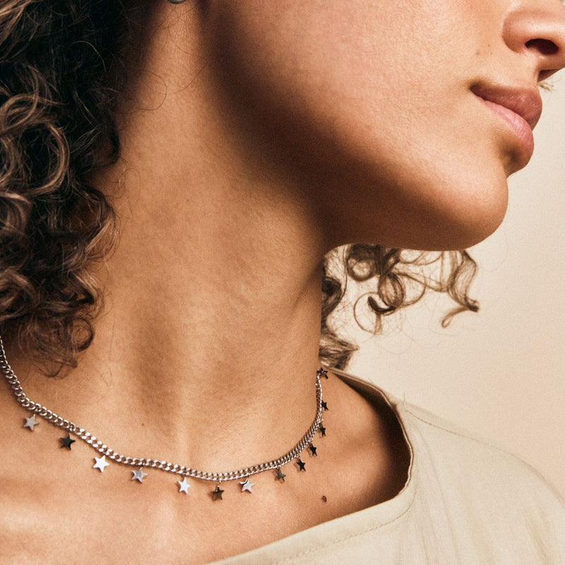 Sirius Chain Necklace Steel