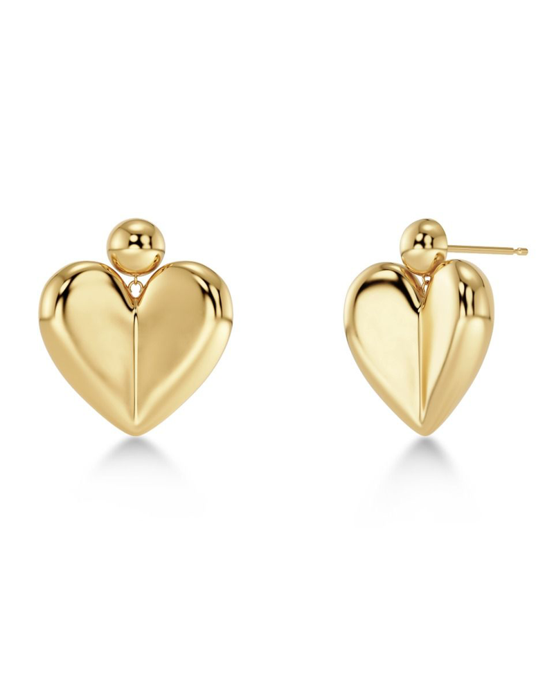 True Love Earrings Gold