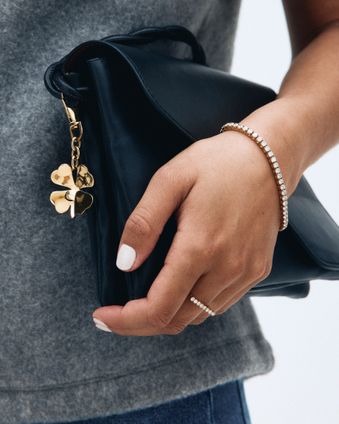 Lucky Bag Charm Gold