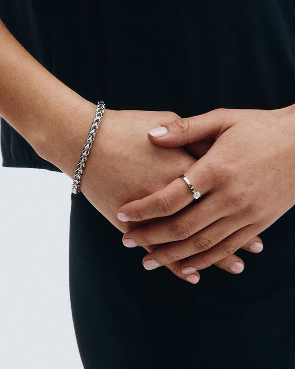 Spiga Chain Bracelet Steel