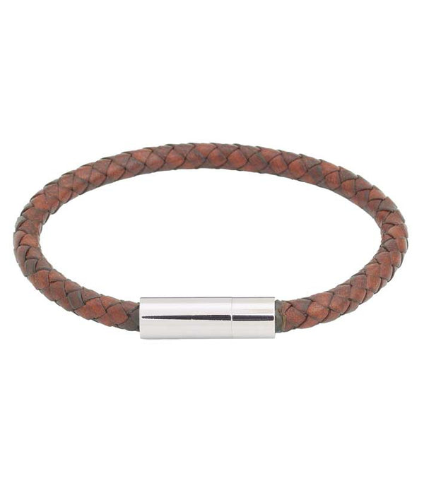 Franky Leather Bracelet Brown
