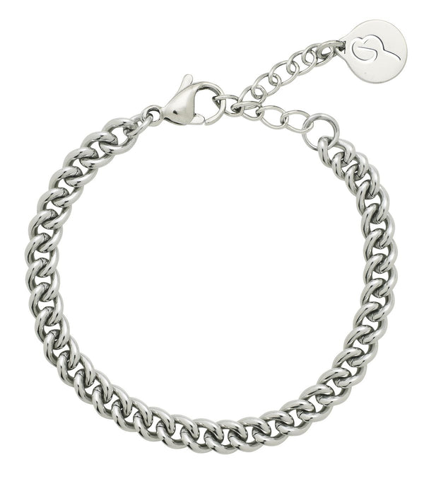 Lourdes Chain Bracelet Steel
