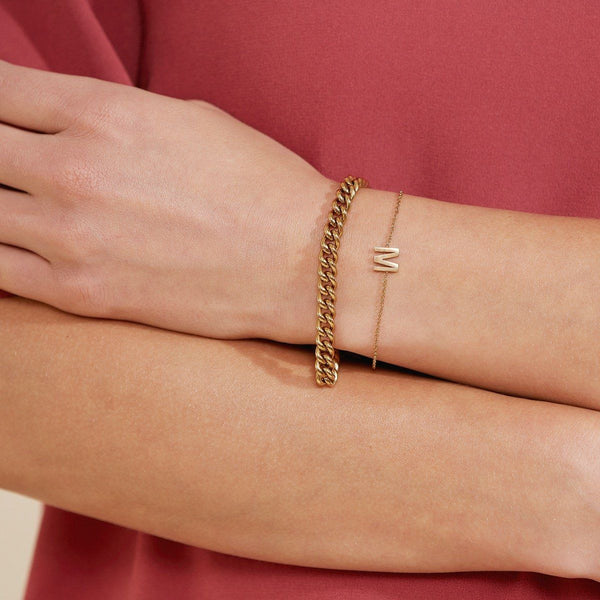 Lourdes Chain Bracelet Gold