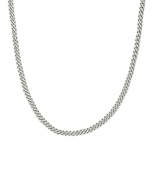 Lourdes Chain Necklace Steel
