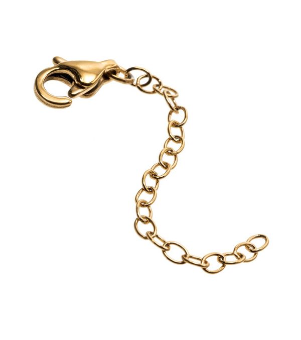 Extended Chain 5 cm Gold.