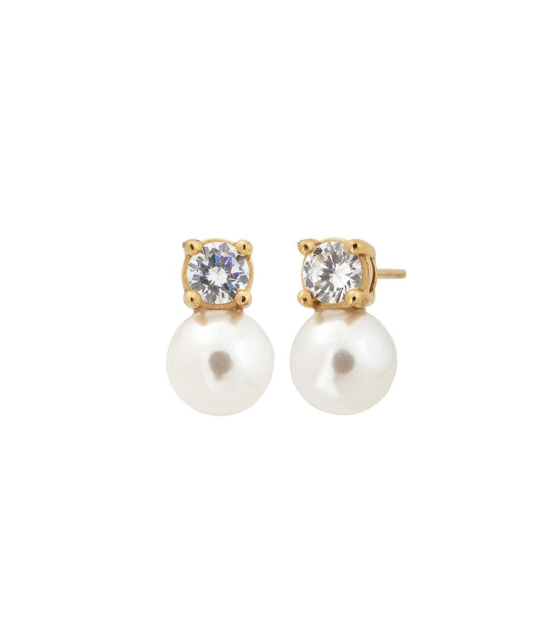 Luna Studs Small Gold (New Style)
